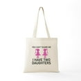thumbnail image 5 of CafePress - I Have Two Daughters Tote Bag - Unisex Canvas Tote Bag, Beige, 1-Piece, 5 of 6