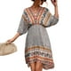 thumbnail image 4 of Vestido Informal Con Estampado Floral, Vestido Con Dobladillo Alto Y Bajo, Agradable A La Piel, Lavable, Sin Espalda, Para Ir De Compras A Una Fiesta De Citas ANGGREK Otros, 4 of 6