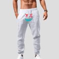 thumbnail image 2 of Zszcpp Men'S Casual Pants Cool Cropped Long Simple Cartoon Softable Print Handsome Trousers Casual Trouser, 2 of 5