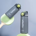 thumbnail image 4 of Botella de la taza de vacío Senderismo Viajar Termal Aislado Caldera Doble Capas Doble Tapa Acero inoxidable Bebida Taza de café Fitness Grey kenally HA011380-03B, 4 of 7