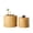 Oak, variant on Lyuhome Coffee Table Set of 2, Round Side Table Set, Wood End Table for Living Room, Office,No Assembly,Oak