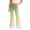 00##-Light Yellow2613, variant on Kiijoy Girls Rainbow Gradient Flared Pants Casual Mid Rise Pants with Pockets, Sizes 5-6