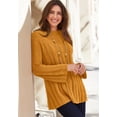 thumbnail image 2 of Jessica London Women's Plus Size Cable Sweater Tunic, 2 of 2