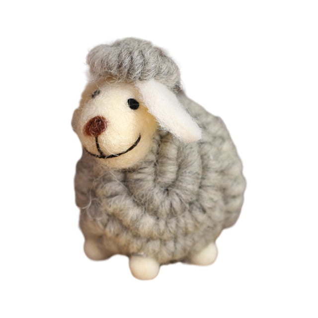 Adorno de Fieltro Navideño, Decoración Colgante para de Navidad, Juguetes de Fieltro, Adorno de Escritorio en Miniatura para Chimenea Y Sala de Estilo A