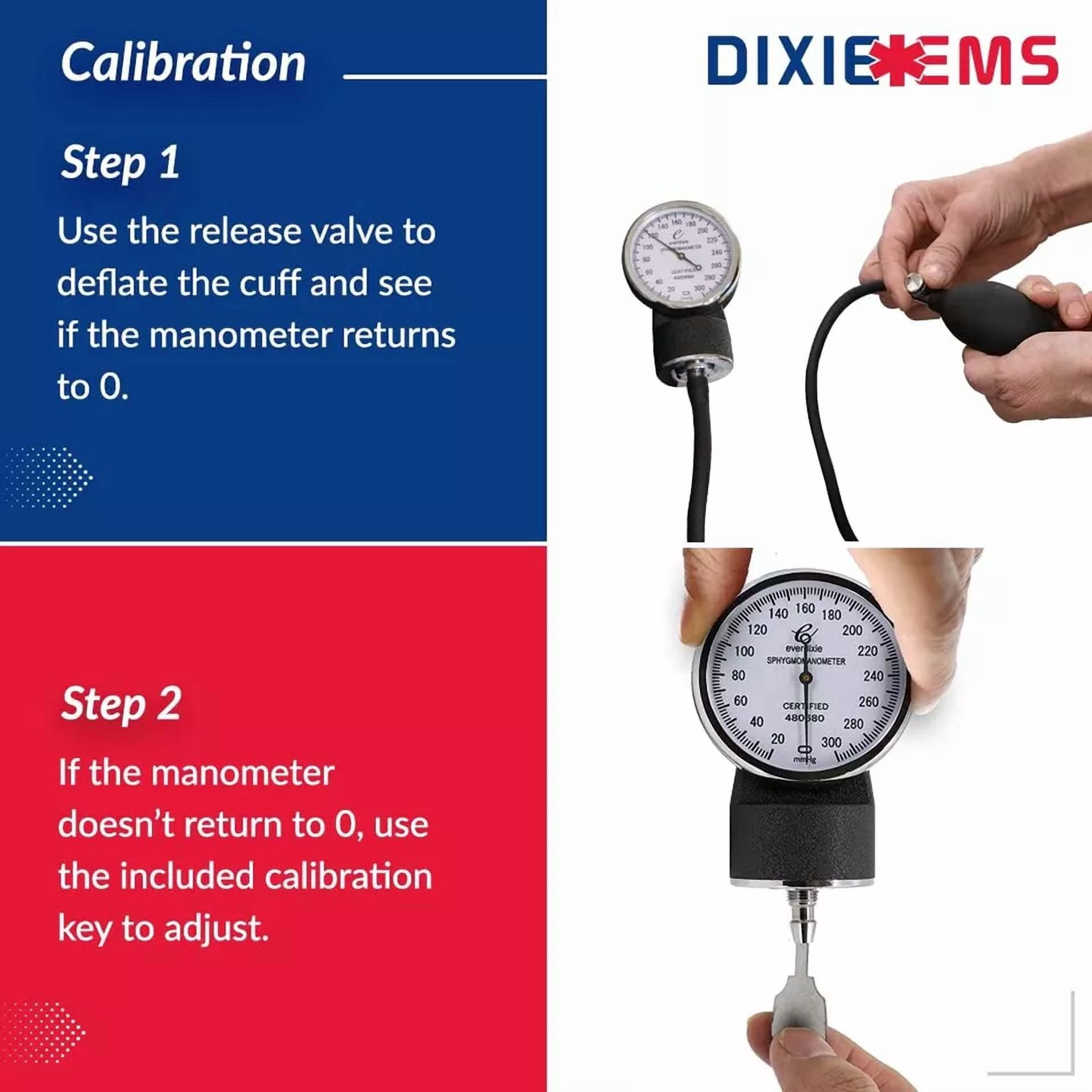 CRESTIN- Dixie Ems Professional Blood Pressure Kit W/ Green Stethoscope - Teal