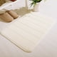 thumbnail image 1 of Alfombra de baño absorbente de espuma de memoria suave, decoración de ducha, 50*80cm Blanco, 1 of 3