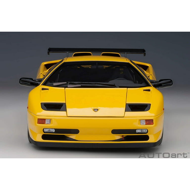 オートアーツLamborghini Diablo GTR 1:18 イエロー AUTOart Lamborghini Diablo GTR 1:18 Diecast Car – YX car model