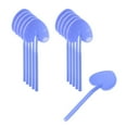 thumbnail image 2 of Restaurantware-3.5 Inch x 1.3 Inch Heart Spoons, 500 Disposable Mini Plastic Spoons - Heart-Shaped, For Ice Cream Or Frozen Yogurt, Purple Plastic Tasting Spoon, For Parties Or Events, 2 of 11