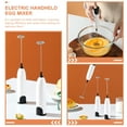 Electric Egg Drink Mixer Mini Hand Whisk Dough Battery Kitchenaide