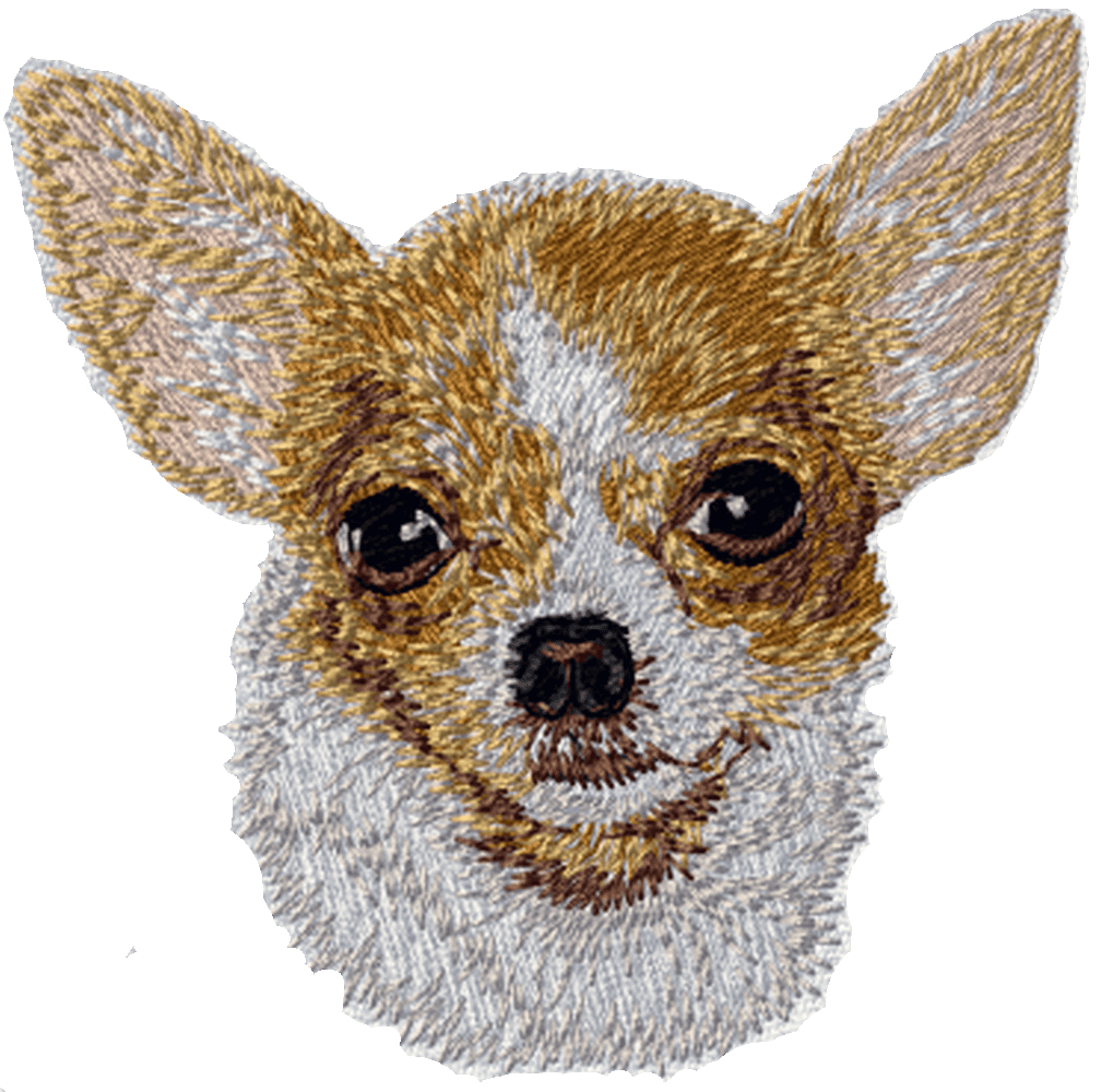 Chihuahua 10 Pieces/Pack Embroidered Animal Patches Iron On Applique Badge for Clothes Children Wear DIY Sewing Supplies