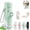 Green, variant on 2-in-1 Water Bottle with Built-in Foldable Fan – 23oz Portable Cooling Cup, 3‑Speed USB‑C Rechargeable Detachable Fan, Leakproof Straw Bottle with Strap for Gym, Travel, Hiking