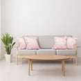 thumbnail image 4 of Ambesonne Pink Throw Pillow Cover 4 Pack, Cherry Blossom Floral Art, 16", Pink, 4 of 5