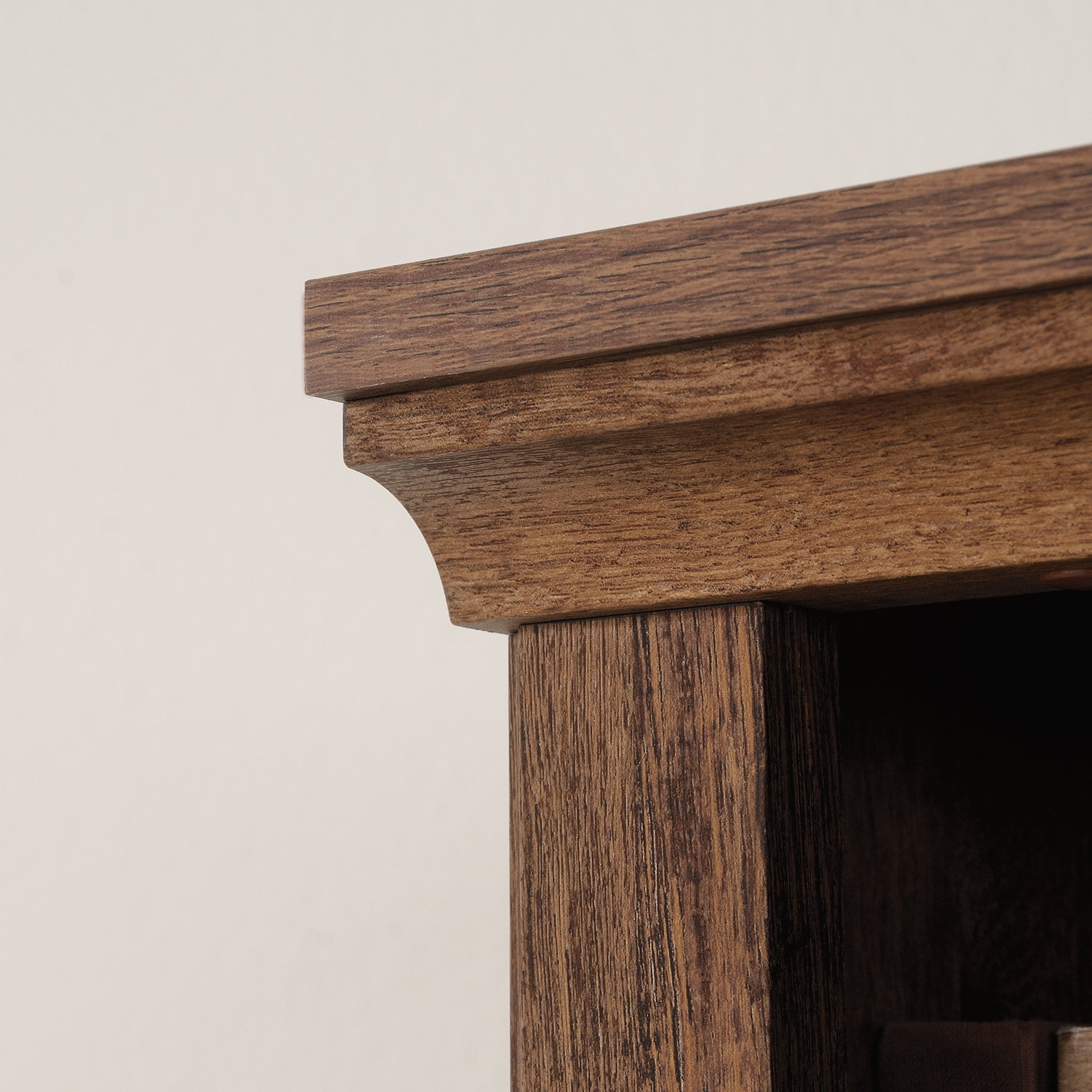Sauder 5-Shelf Bookcase, Vintage Oak Finish