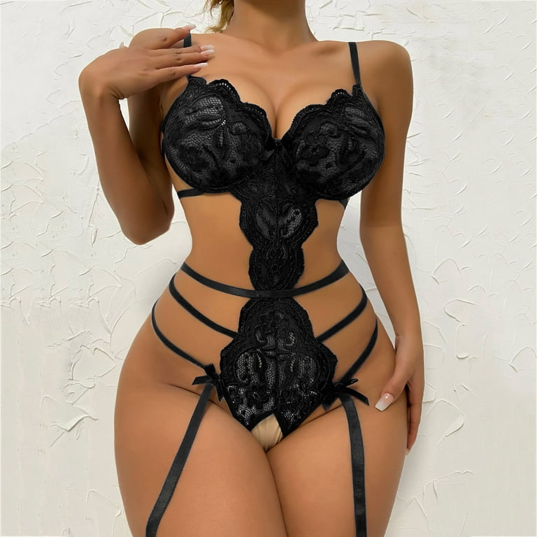 Lingerie for Women for Sex Play Set Split Crotch Women's Sexy