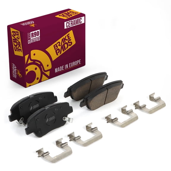 Metrix Premium Chassis Parts - Front Ceramic Disc Brake Pad Set D1444 Fits 2011-2015 Hyundai Sonata, 2011-2016 Kia Optima, Made in Europe