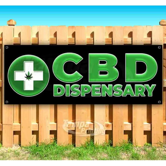Cbd Dispensary 13 oz Vinyl Banner With Metal Grommets