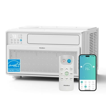 12000 BTU Energy Star Window Air Conditioner 520 sq ft. Air Conditioner Window unit with Wifi Inverter Ac, Remote Control, Ultra Quiet & Easy Installation, ECO/24 Timer/Auto Restart