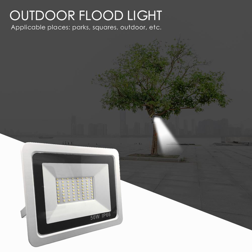 10/36/64LED Flood Light 10W 30W 50W Yard Floodlights IP66 Waterproof Spotlight