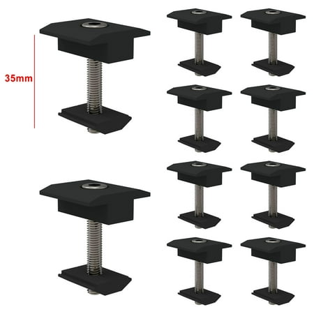 

BSTHOE Aluminium alloy Solar Panel Bracket Photovoltaic Medium Clamps For Framed Panels