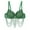 Green, variant on Women's Sequin Beads Bra Crop Top Fringe Rhinestone Sequin Club Bra Spaghetti Straps Underwire Push Up Bustier