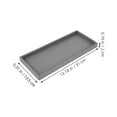 thumbnail image 2 of Raindrops 2Pcs Silicone Vanity Tray for Bathroom and Kitchen Countertop with Elegant Design Assorted Colors, 2 of 8