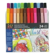 Sakura Koi Coloring Brush Pen Set, 24-Colors