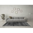 thumbnail image 3 of Ahgly Company Indoor Square Abstract Gray Modern Area Rugs, 7' Square, 3 of 4
