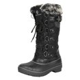 thumbnail image 1 of Dream Pairs Botas de nieve de media pantorrilla con forro de piel sintética cálida DP para mujer Winter Comfort DP-AVALANCHE Dream Pairs DP-AVALANCHE, 1 of 4