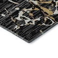 thumbnail image 3 of Addison Rugs Mayfield Premium Machine Washable Transitional Stripes Black Rectangle Rug, 8' x 10', 3 of 6