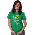 thumbnail image 5 of St Patricks Day Live Laugh Luck Women's Graphic T Shirt Tees Brisco Brands S, 5 of 6