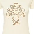 thumbnail image 3 of Shrek - Not My Gumdrop Buttons - Gingerbread Man - Juniors Fitted Graphic T-Shirt, 3 of 5