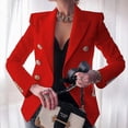 thumbnail image 1 of Traje de mujer Chaqueta corta Color sólido Chaqueta de viajero de negocios Ropa diaria, 1 of 4