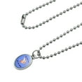 thumbnail image 2 of The Early Bird Gets the Worm Funny Humor Antiqued Oval Charm Pendant with Chain, 2 of 4