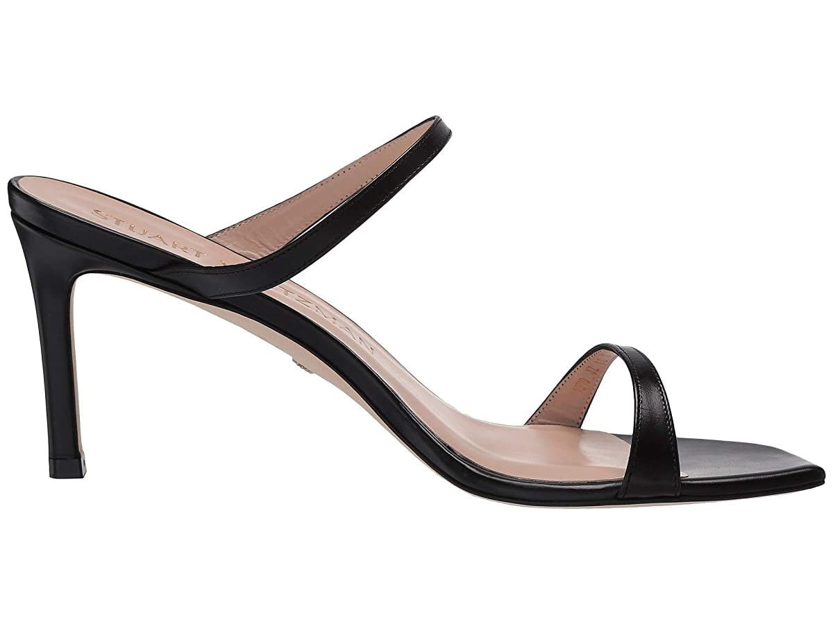 Stuart Weitzman Aleena 75 Black Smooth Calf - Walmart.com