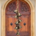 thumbnail image 3 of 2 Pieces 16.5 Inches Witch Bells Protection, Door Knob Hangers Outdoor Witch Wind Chimes 8 Brass Bells Witchcraft Supplies for Christmas Home Decor, 3 of 3