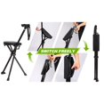 thumbnail image 6 of Folding Cane Stool Walking Stick - Lightweight Aluminum Tripod, NonSlip Portable Stool for Elderly Outdoor Rest, 6 of 11
