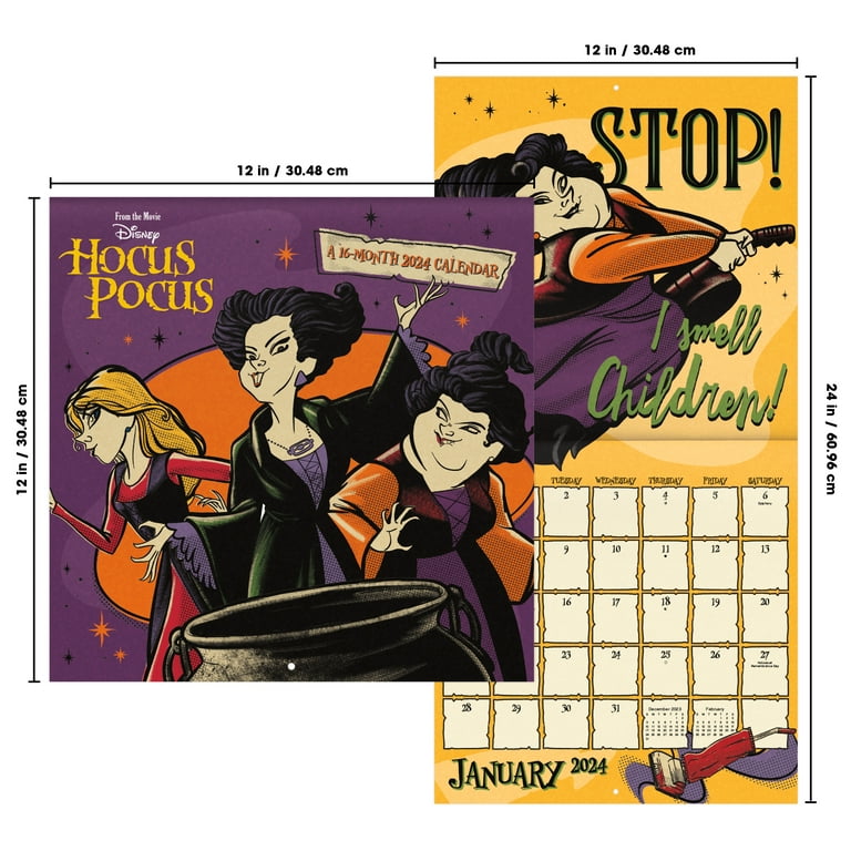 2024 Disney Lilo & Stitch Wall Calendar