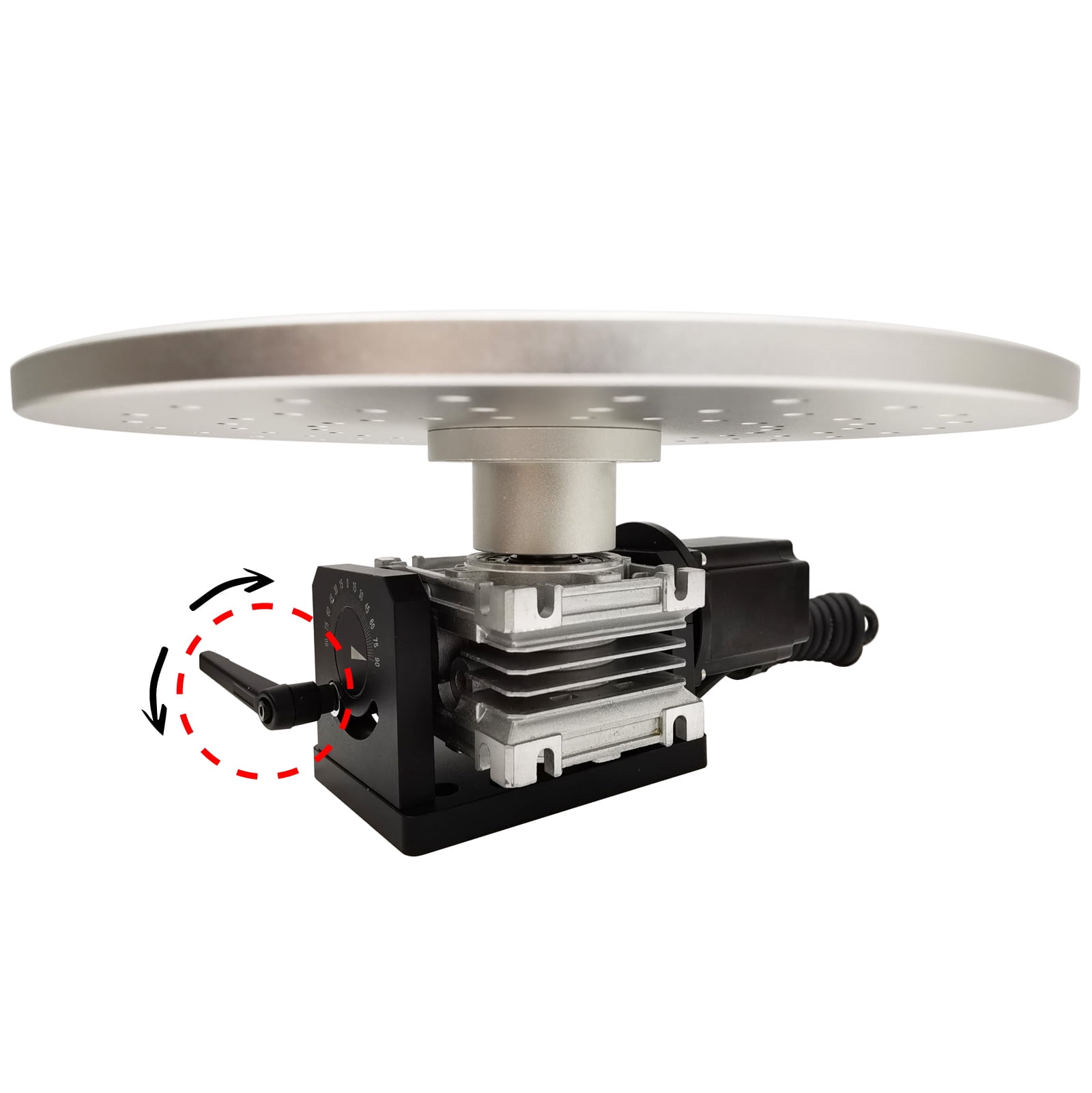 30CM 360 Degree Circular Rotatable Table Laser Marking Machine Electric Commercial 110V