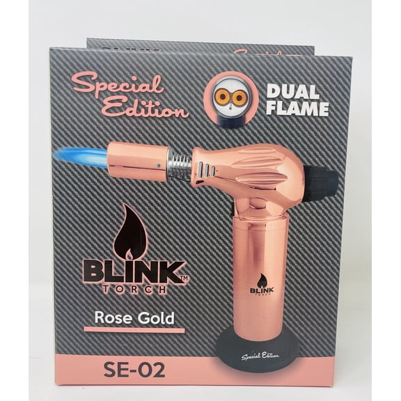 Torch lighter BLINK SE-02 special edition light welding and brazing rose gold