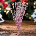 thumbnail image 2 of Artificial Christmas Decoration,1Pack Christmas Glitter Berries Stem,16.93 inches Artificial Christmas Pick, for Christmas Tree Ornaments, DIY Xmas Wreath, Crafts, Holiday Home Decor, 2 of 2