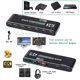 thumbnail image 4 of HDMI Matrix Switch 4x2 4K 60Hz, KSRplayer HDMI 2.0b Switcher Spliter y Salida de Audio L/R, 4 en 2 Salidas, con EDID, Extractor de Audio, Control Remoto por IR, Soporta 3D, 1080P, HDR, UHD, 18.5Gbps,, 4 of 10