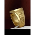 thumbnail image 6 of Engraved Signet Ring for Men Women Vintage Style Family Crest Ring Personalized Jewelry Gift for Anniversary Wedding Party, Statement Ring Fashion Accessory Daily Wear Keepsake Gift, 6 of 6