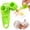 Green, variant on Stainless Steel Garlic Slicer Tool, Handheld Mincer Cutter Kitchen Gadget for Cloves Prep