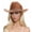 Brown - One Size, variant on Glitter Silver Black Cowboy Hats For Women Western Sparkly Rhinestone Hat For Ladies Leisure Navy - One Size