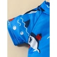 thumbnail image 5 of Maillot de Bain une Pièce Motif Requin pour Bébés Garçons, Maillot de Bain Extensible à Manches Courtes, Maillot de Bain pour Bébé pour Vacances à la Plage, 5 of 5