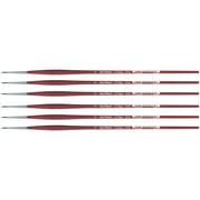da Vinci COLLEGE Student Brush, Synthetic, Acrylic & Oil, Round, Series 8730, Size 0, Pack of 6