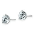 thumbnail image 2 of 14K White Gold Earring Moissanite Women'S Round 7 mm, 2 of 3