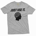 thumbnail image 6 of Just Use Brain Shirt Just Use It Shirt Human Brain T-Shirt Funny Saying Shirt (4X-Large Military Green), 6 of 7