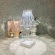 thumbnail image 3 of Lámpara de mesa de cristal de diseño italiano lámpara de mesa de luz nocturna (recargable), 3 of 5
