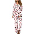 MIUOWANP Womens Big and Tall Pajama Sets Women's Valentine's Day